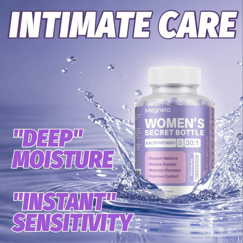 [Surprise! Ships in Valentine'S Day Packaging!!]Wap for Women: Herbal Blend with Kacip Fatimah, Fenugreek, Slippery Elm Bark, Manjakani And Maca Root for Moisture, PH Balance, Natural Elasticity, 60 Capsules, 30-Day Supply