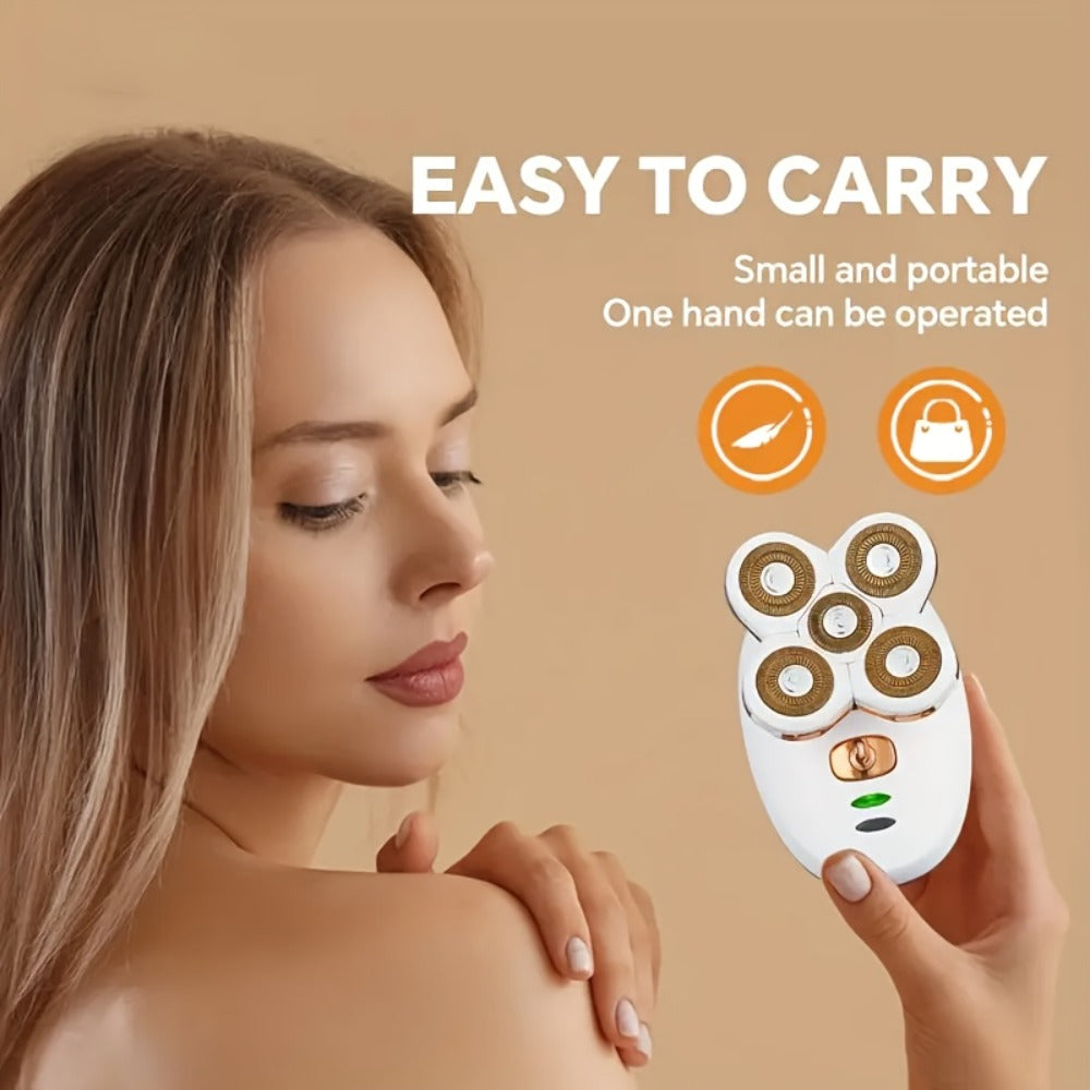 Electric Shaver for Women, Bikini Leg Public Hair Portable, Painless Hair Removal Machine for Women, Women's Electric Shaver, Bikini Trimmer, Cordless Hair Removal Shaver for Legs, Armpits, Face