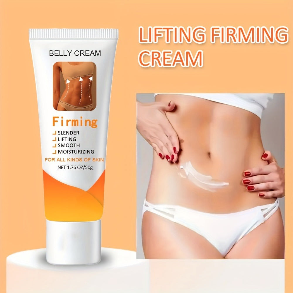Belly Firming Cream with Jojoba Oil And Caffeine: Moisturizing Firming Body Massage Cream for Women's Beige - Tightening, Butt, Belly, Thighs, 1. 76oz (50g) Gift, Perfect Christmas Gift