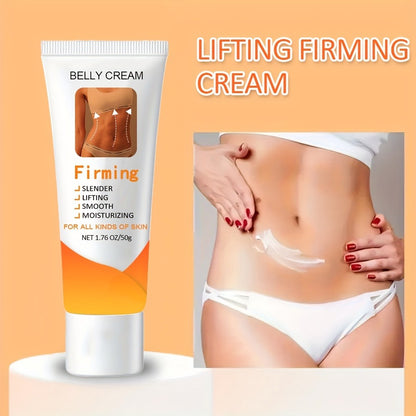 Belly Firming Cream with Jojoba Oil & Caffeine 50g Tightening Body Moisturizer for Butt Belly Thighs Skin Firming Massage Cream Women Gift