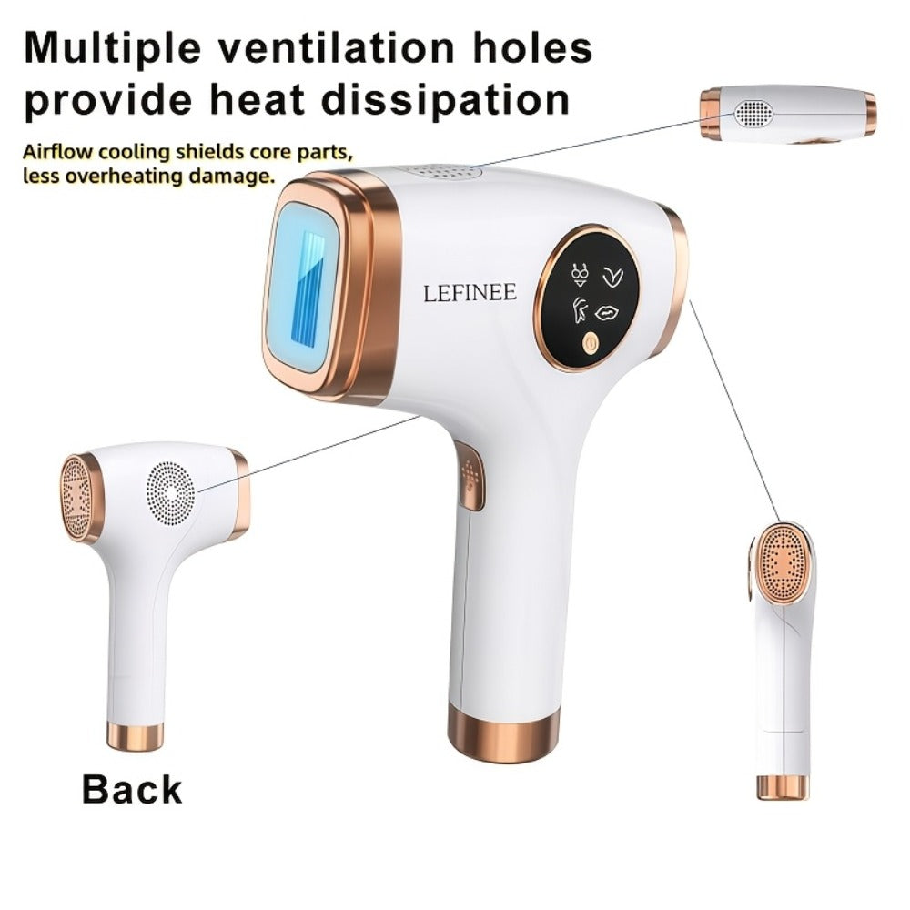LEFINEE IPL Hair Removal Device Unisex 3 in 1 Upgrade 999, 900+ Flashes at Home IPL Hair Removal Machine Home Hair Remover 2 Modes 9 Energy Levels Mother'S Day Gift Girlfriend Gift
