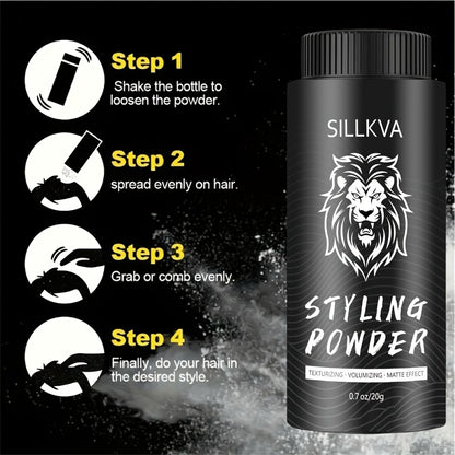 Hair Volumizing Powder for Men & Women - Oil Control Matte Finish, Lightweight Non-Buildup Formula, Natural Flexible Hold, Long-Lasting Root Lift & Volume Boost, 0.71oz / 20g