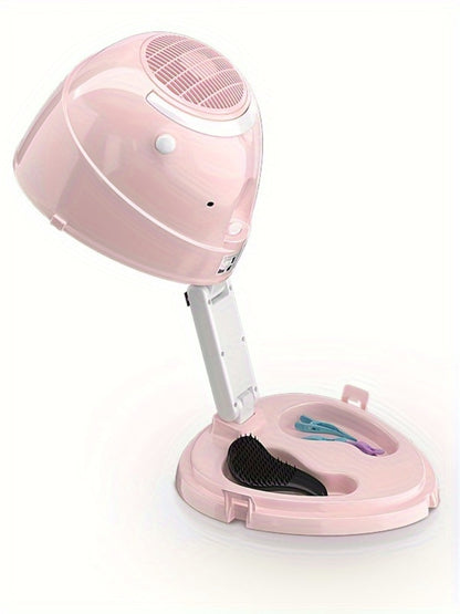 1875W Ionic Hooded Hair Dryer Bonnet Sit Under Hair Dryer for Women 3 Heat Settings Ceramic Technology Portable Hood Dryer for Home Salon Natural Curly Hair