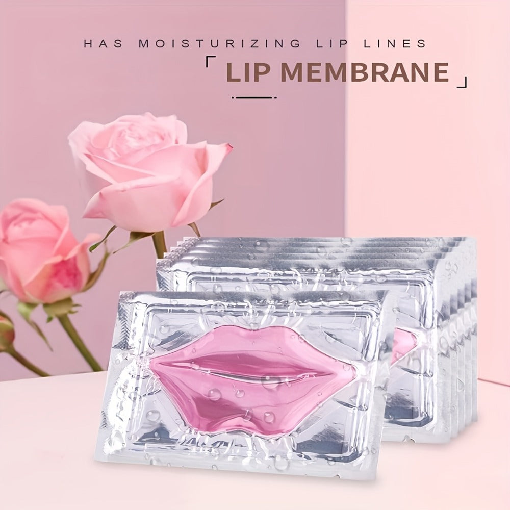6pcs/12pcs/18pcs Moisturizing Eye Mask Hyaluronic Acid Pink Lip Mask Patch For Hydrated Lips, Moisturizing And Hydrating Anti-Dry Lip & Eye Care & Lip Eye Sleeping & Lip Eye Nourishes & Smoothing Mother Gifts Set For Women Christmas Gifts