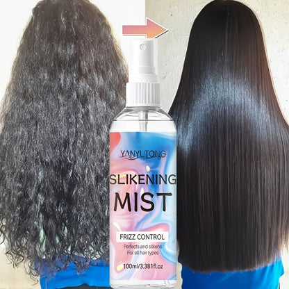 Hair Mist Perfumed Smoothing Spray — Moisturizing, Heat Protection, Anti-Frizz, Detangling & Long-Lasting Fragrance, No-Rinse Leave-In Formula for Straight, Curly & Frizzy Hair, 100ml / 3.38 oz