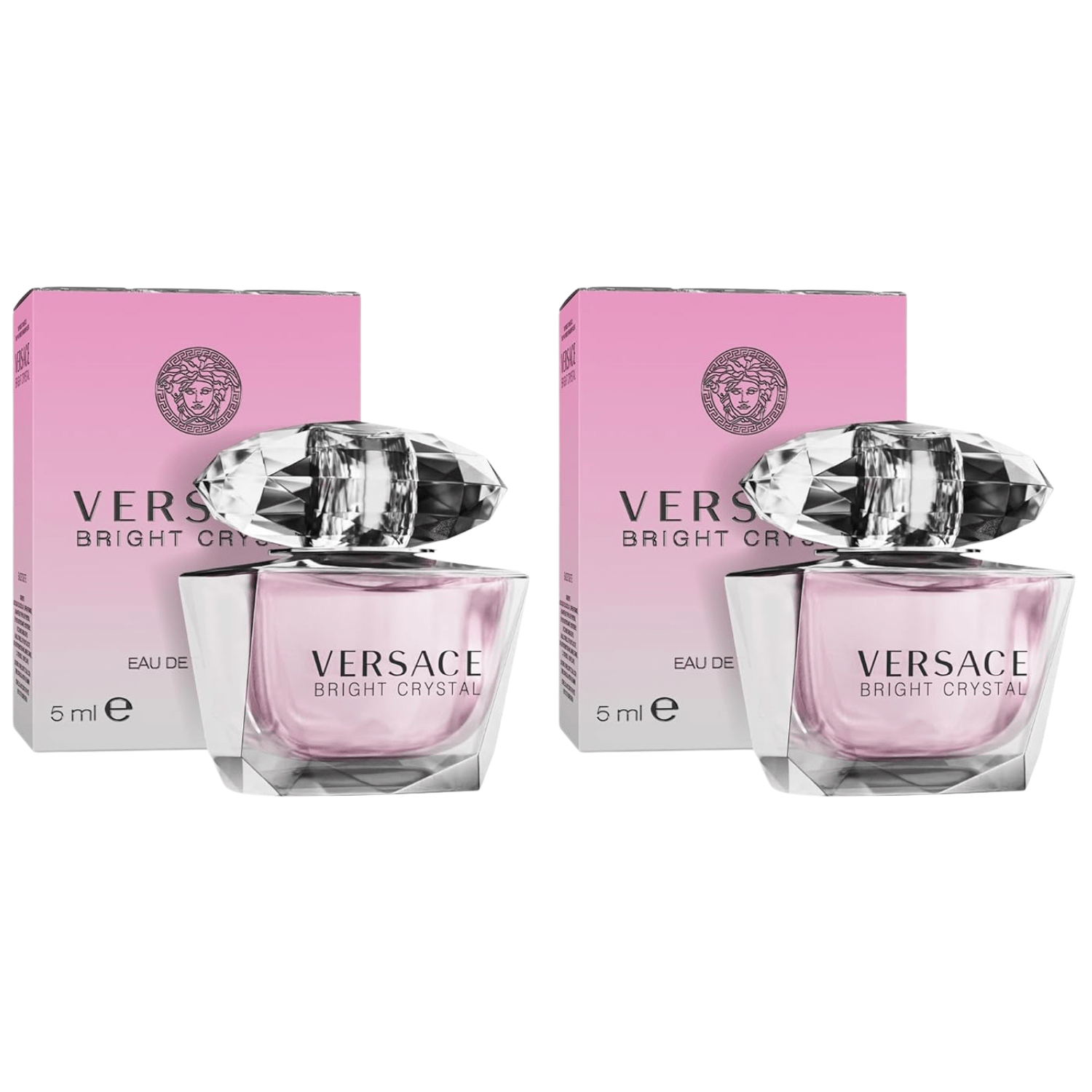 Versace Bright Crystal Eau De Toilette Pack of 2