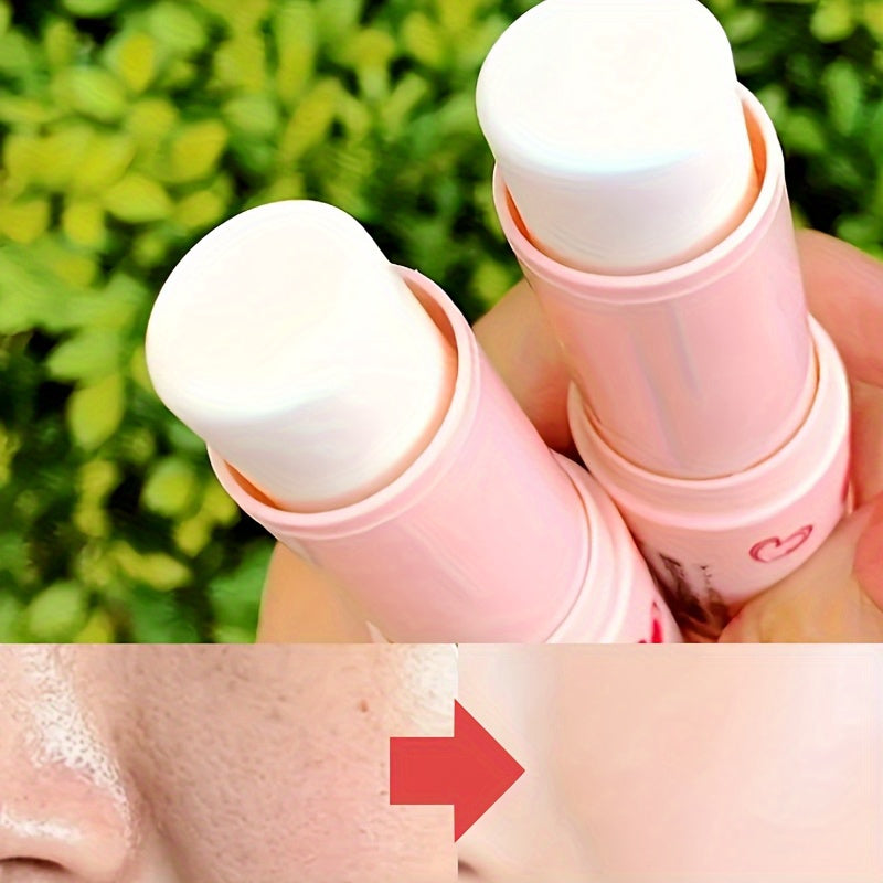 2pcs Visible Pores Face Base Makeup- Long-Lasting Matte Foundation Oil Control Base Stick, Korean Cosmetic Formula, Natural Concealer, Moisturizing And Concealing, Elegant Packaging, Korean Skincare