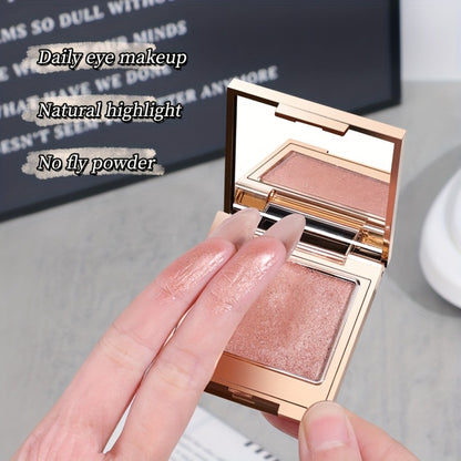 Shimmer Eyeshadow Palette 5 Shades Waterproof Creamy Glowing Formula with Built-in Mirror Luxury Packaging Radiant Finish Eye Makeup Gift Women