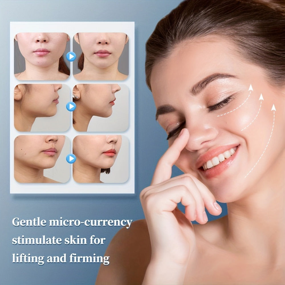 FDA Cleared - KTS EMS Facial & Eye Massager Pro, Face & Eye Massage Complete Massager, Eye & Face Iron | 2025Microcurrent TENS Device for Face Slimming, Anti-Aging & Eye Lift | 6 Modes & 10 Levels, Home Use, Non-Invasive, Pain-Free (Women/Men)