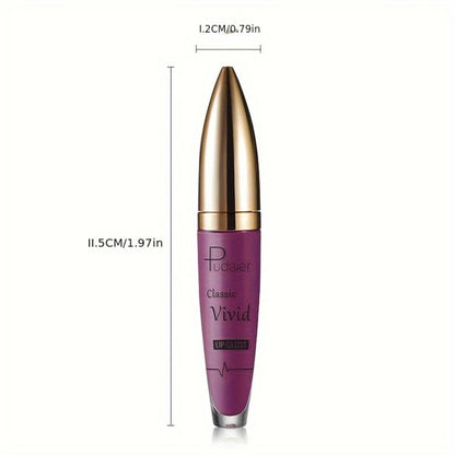 Matte Liquid Lipstick by Pudaier – Long-Lasting Nude Lip Color with Plant-Based Squalane, Hydrating & Smooth Formula, 8 Shades Available, Perfect for Daily Wear, Parties & Gifting