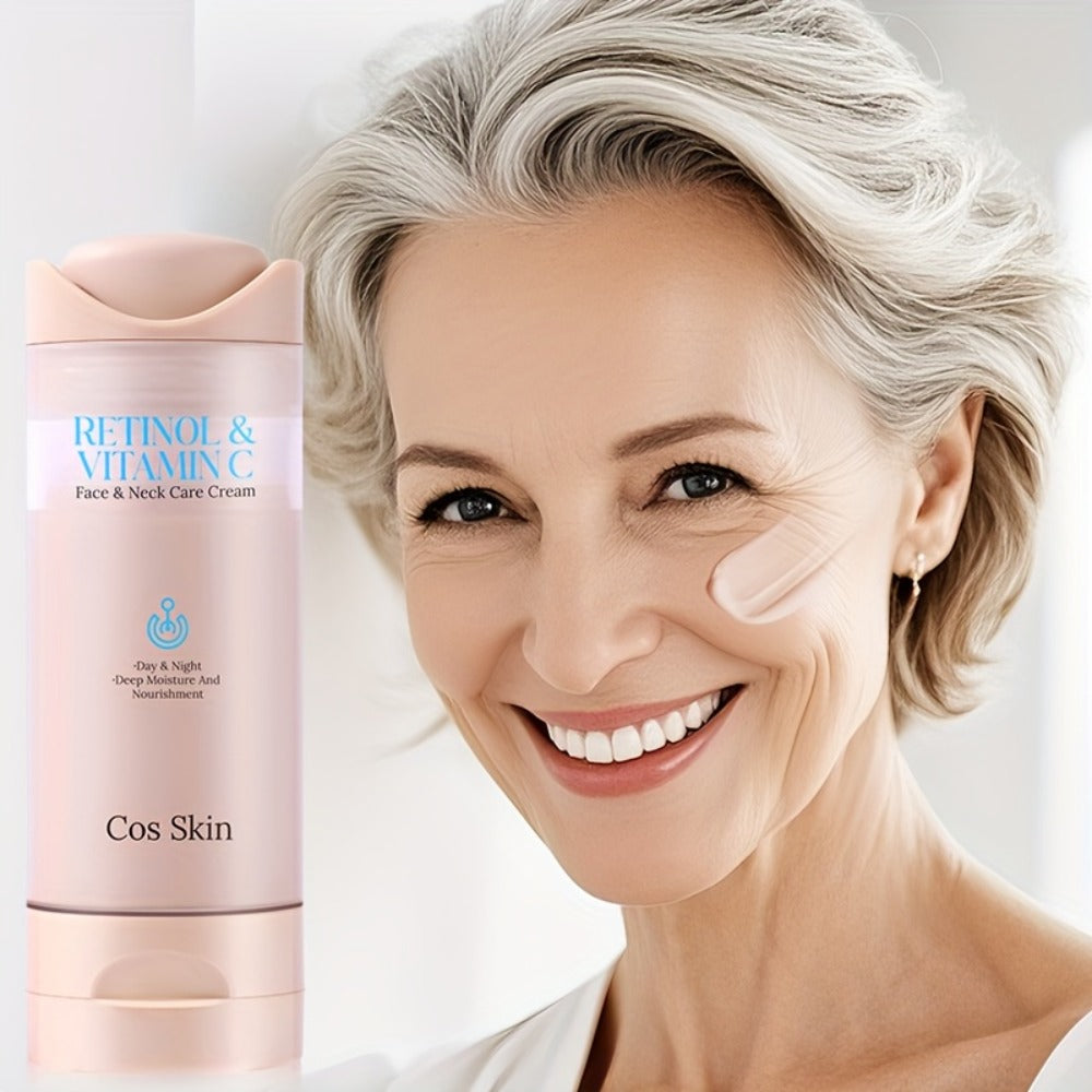 This Retinol Cream Features a Unique Texture That Offers Enduring Hydration And Moisture. Infused with Retinol And Vitamin C, It Enhances Skin Elasticity, Absorbs Swiftly Without Leaving a Greasy Or Heavy Feel, And Is Gentle And Non-Irritating