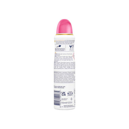 Dove Go Fresh Body Spray Pomegranate Lemon Verbena 150ml Deodorant for Women Long Lasting Freshness Quick Dry Invisible No White Marks Non-Sticky Lightweight Daily Deodorant Spray Gym Travel 5oz