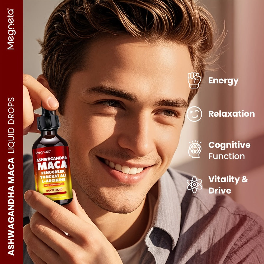 (2pcs) Rock Hard Package| Double-Acting Mixture with Maca, L-Arginine, Shila| Daily Fuel, 3rd Party Tested, 60-Day Supply