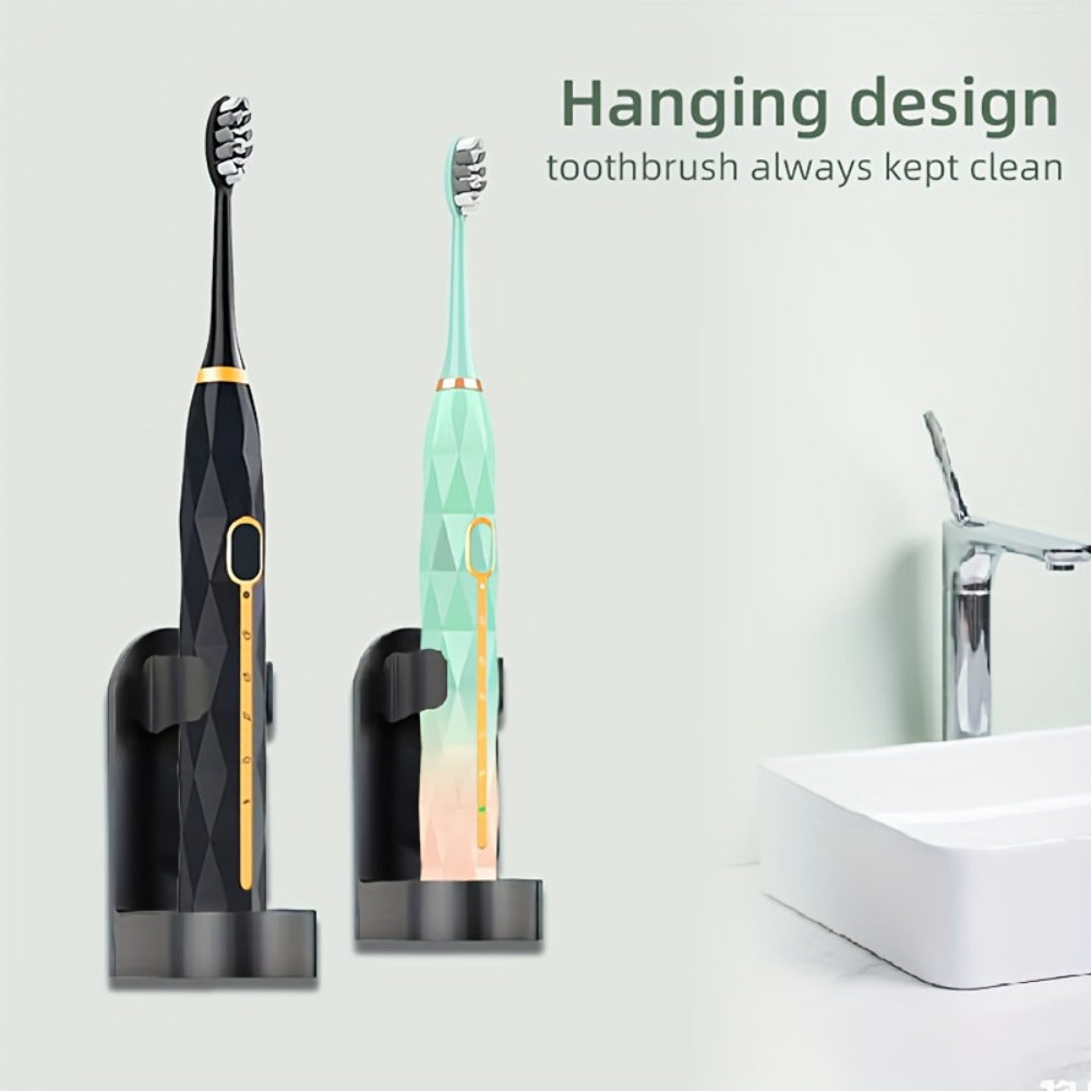 Sonic Electric Toothbrush That Is with an IPX8 Rating, Includes 8 Replacement Brush Heads, a Travel Case, And USB Charging. It Features a Metal Shaft Suitable for Both Adult Males And Females, Comes with a Toothbrush Holder