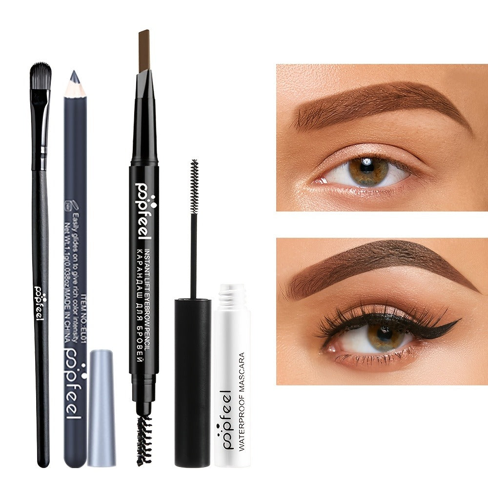 Eyeshadow Palette 40 Color Makeup Set with Mascara Eyeliner Eyebrow Pencil Eye Shadow Brush - Complete Beginner Eye Makeup Kit Gift for Women