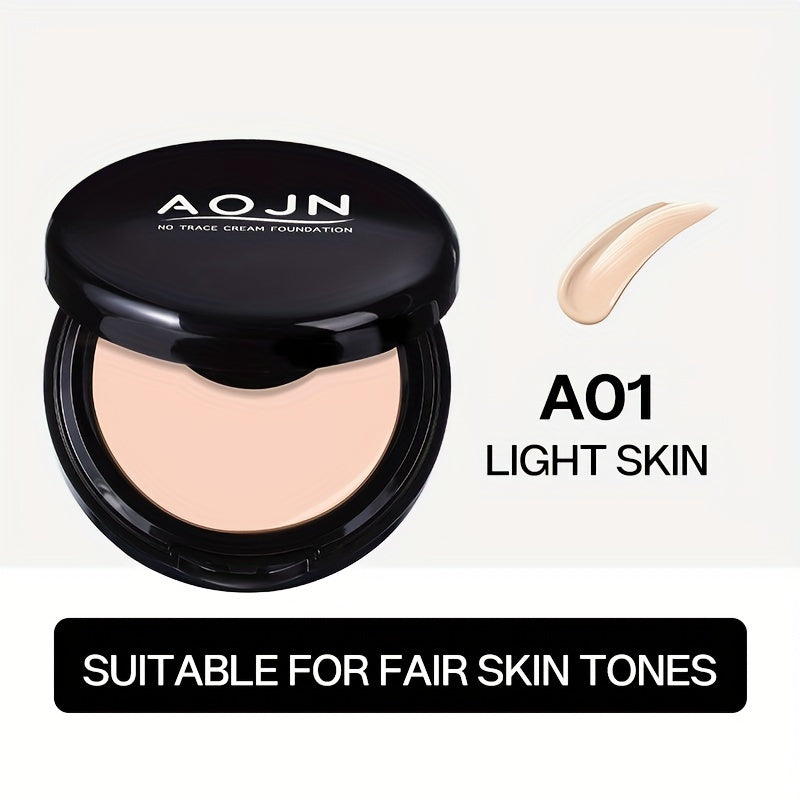 [Oil-Control Foundation/Powder] Concealing Oil-Control Foundation/Powder - Available in Three Shades Suitable for Various Makeup Looks, Ensuring Your Skin Appears Flawless, Providing 24-Hour Coverage And Oil Control, with Long-Lasting Waterproof Propertie