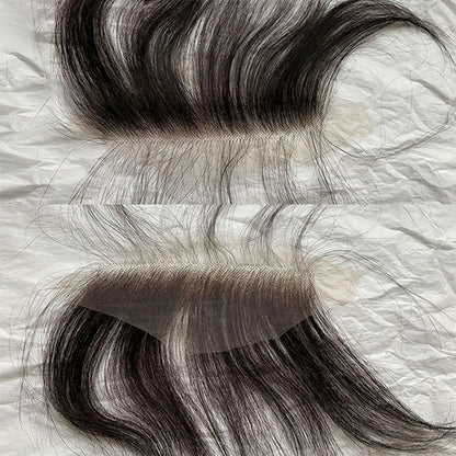 HD Lace Hairline Piece with Baby Hair – 6x1 Brazilian Lace Front Bangs Hairpiece, Handmade Natural Hairline for Wigs, Dreadlocks & Hair Extensions, Natural Color 6 Inch