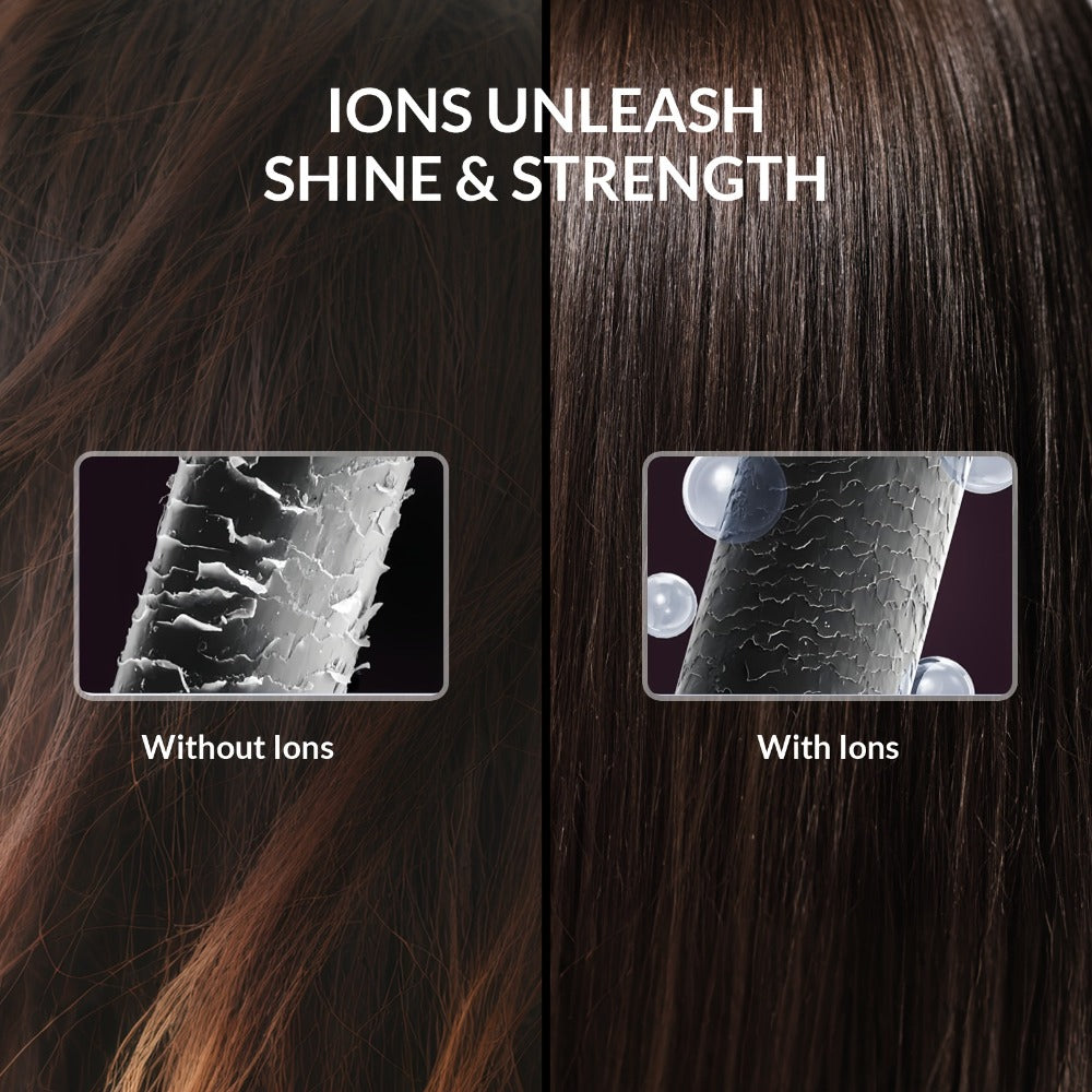 Hair Straightener Brush, Ionic Hair Straightening Brush Flat Iron For Women, Anti-Scald Straightening Comb For Home Salon, Precise Temperature Control, Auto Shuts Off, Holiday Essentials, Gifts For Mother'S Day, Girl Stuff, Wow Hair Products