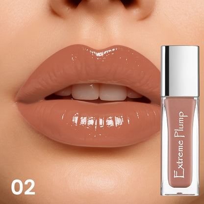 Lip Gloss for Women - Water Gloss Moisturizing Hydrating Formula, Long-Lasting Glossy Finish, Non-Sticky Sweatproof Sheer Tint, Nude Pink Shimmer Shades, Smooth Comfortable Wear, Party Wedding Everyday