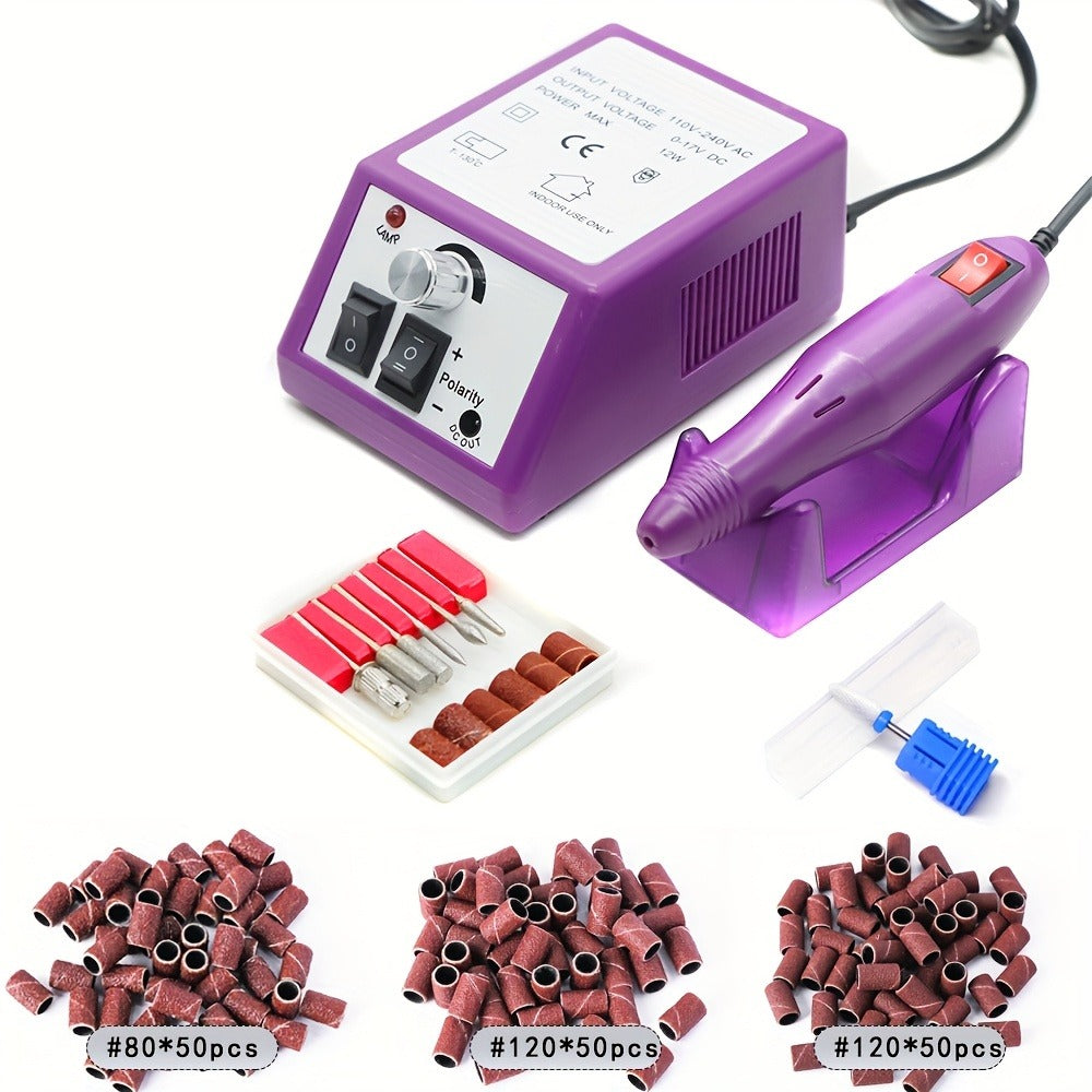 20000RPM Electric Nail Machine Desktop Equipment with Milling Cutters Bits Set Gel Cuticle Armor Removal Pedicure Manicure Tool Professional Electric Nail Drill Milling Machine for Manicure Pedicure Files Tools Kit Nail Polisher