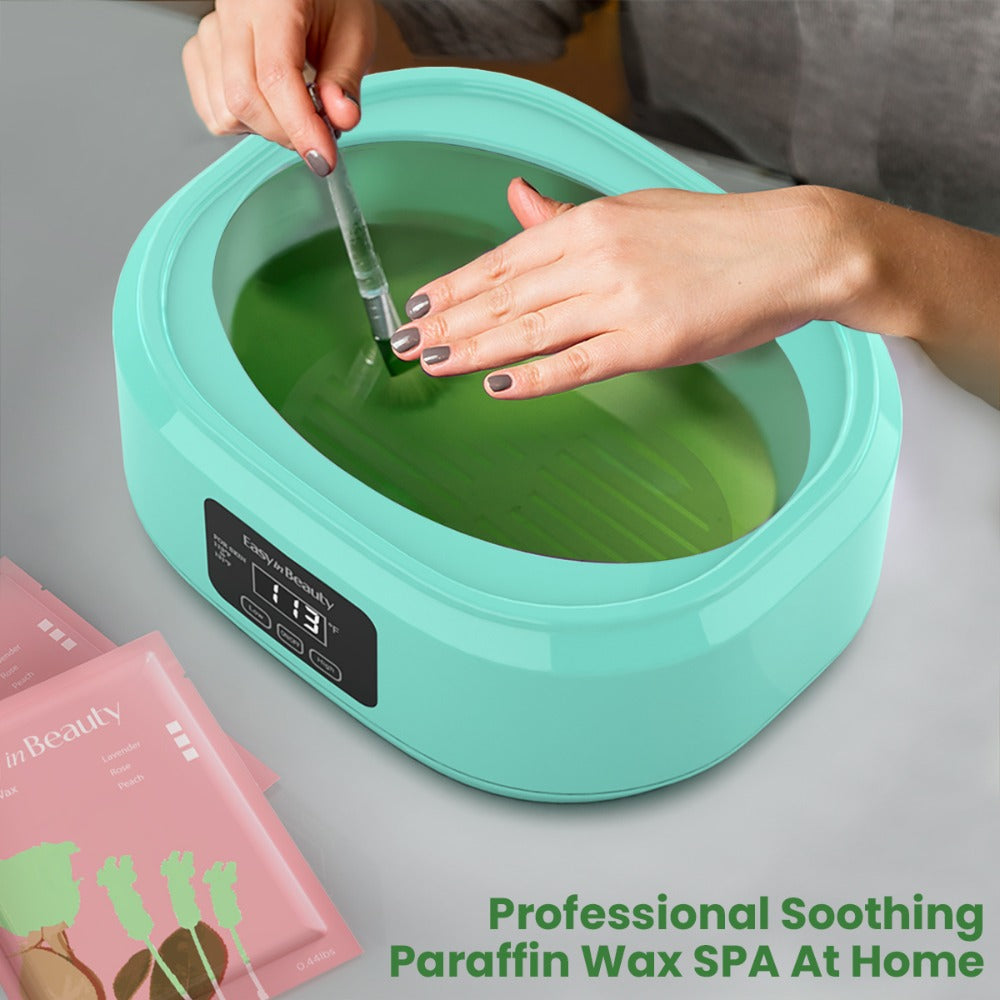 Paraffin Wax Machine for Hand and Feet, Touchscreen 3000ml Paraffin Wax Warmer with 6 Packs Wax (2.64 lbs), Paraffin Hot Wax Spa, Paraffin Bath for Home Use