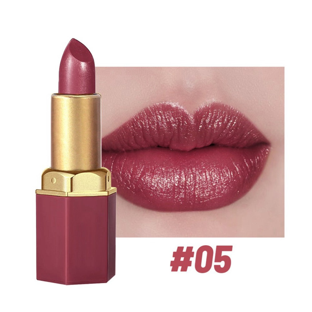 Cream Lipstick Set 6 Colors - Long Lasting Moisturizing Lip Color for All Skin Tones, Everyday & Party Makeup, Perfect Women's Gift