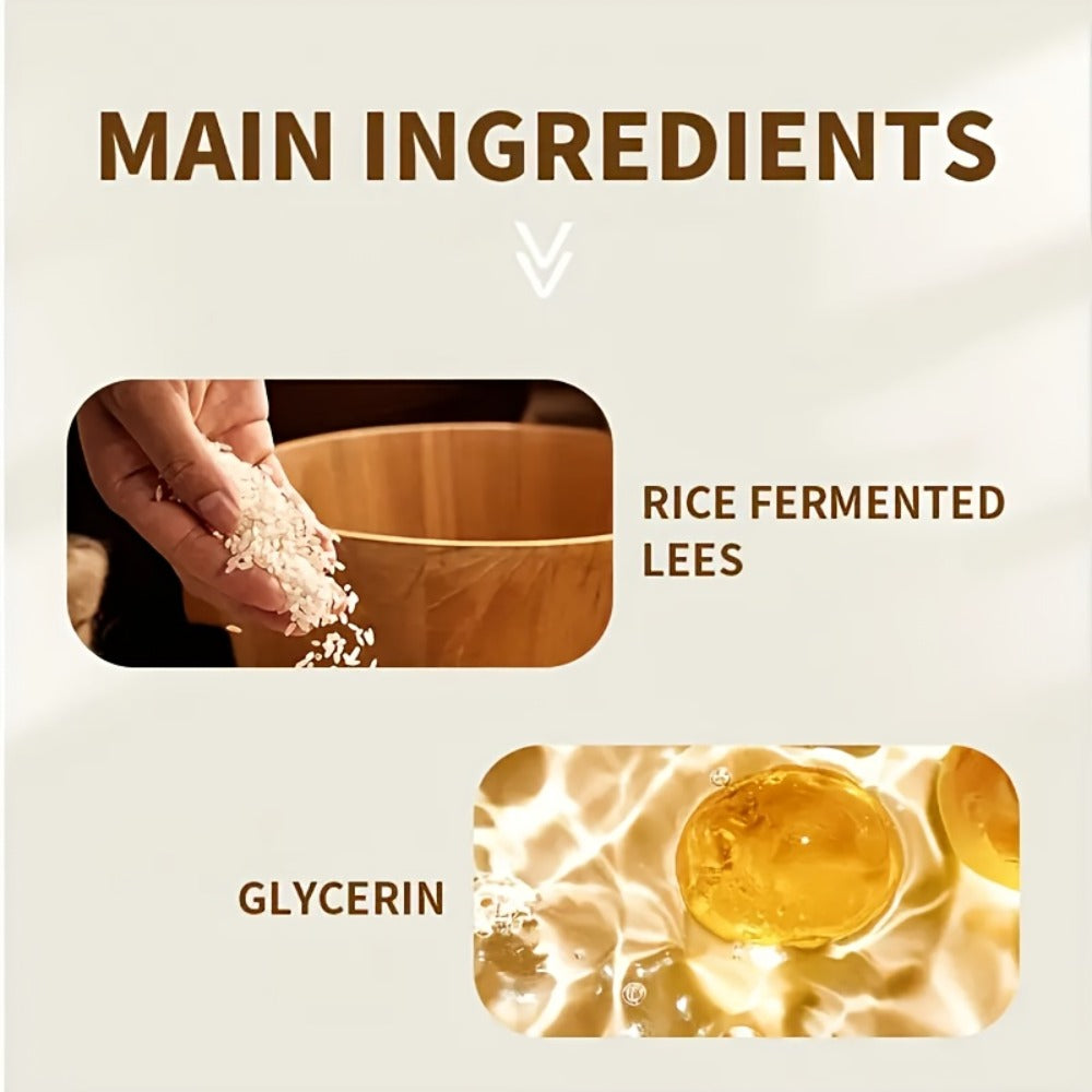Hand Mask Moisturizing Treatment 280g Distillers Grains Licorice Brightening Formula for Dry Rough Peeling Hands Hypoallergenic Skin Care