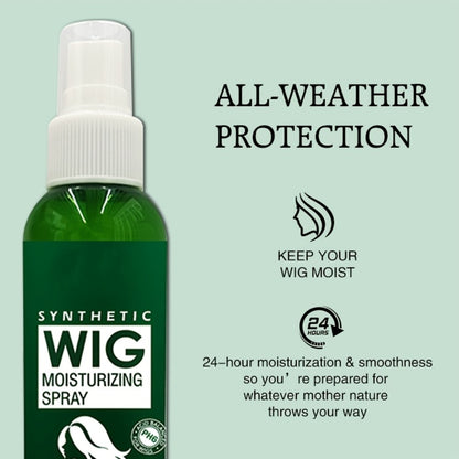 Synthetic Wig Spray Leave-In Conditioner - Revitalizes & Refreshes Wigs & Hairpieces, Cleanses Between Washes, Extends Lifespan, Soft Fresh Scent, Daily Wig Care Spray for Synthetic Hair