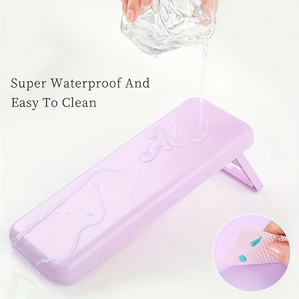 1pc Folding Nail Armrest, Nail Technician Hand Support - Salon Wrist Bracket - Nail Pillow - Nail Pillow Armrest - Portable Scaffold - Nail Station Essentials