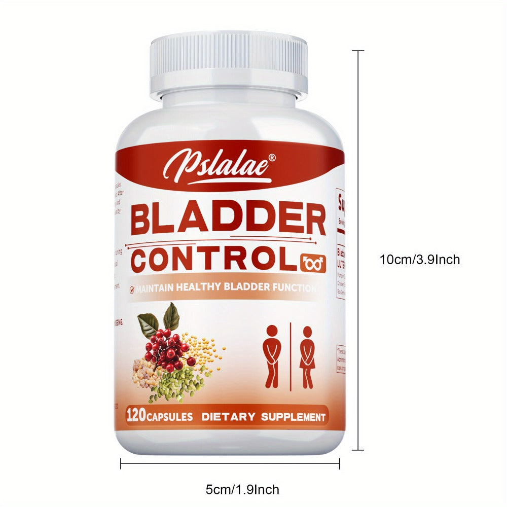 Bladder Control - with Cranberry, Pumpkin Seed, Soy Germ, Supports Urinary Tract Health, Supports A Good Night Sleep, for Women & Men - 120pcs