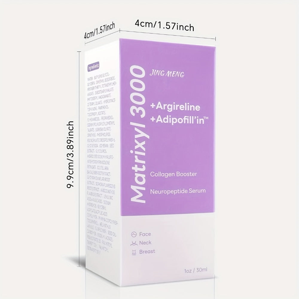 JING MENG Matrixyl 3000 Argireline Serum, Makes Skin Feel More Toned And Full, Improves Skin Elasticity, Firms The Skin, Perfect for Christmas Gifts, Skincare for Women, Black Friday Deals, Great for Stockings