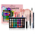 [Christmas Valentine's Day] 40-Color Christmas Eye Shadow Palette Makeup Set Tools Mascara Eye Shadow Brush Eyeliner Eyebrow Pencil Combination Set Beginner Makeup Tools Valentine's Day Gift Winter Makeup Valentines Day Gifts