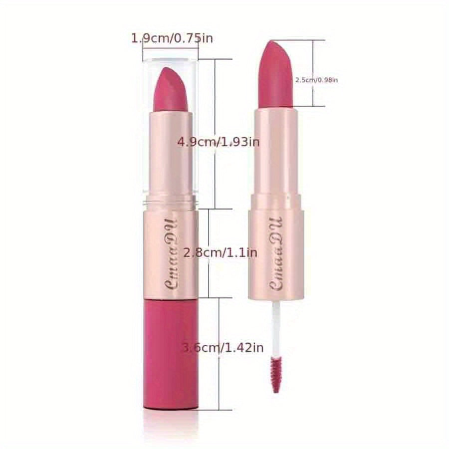 4pcs/set 2-in-1 Matte Lipstick Lip Gloss, Durable Easy To Apply Comfortable Wear For All Day Use, Perfect Valentine'S Day Gift, Ideal Gift For Women