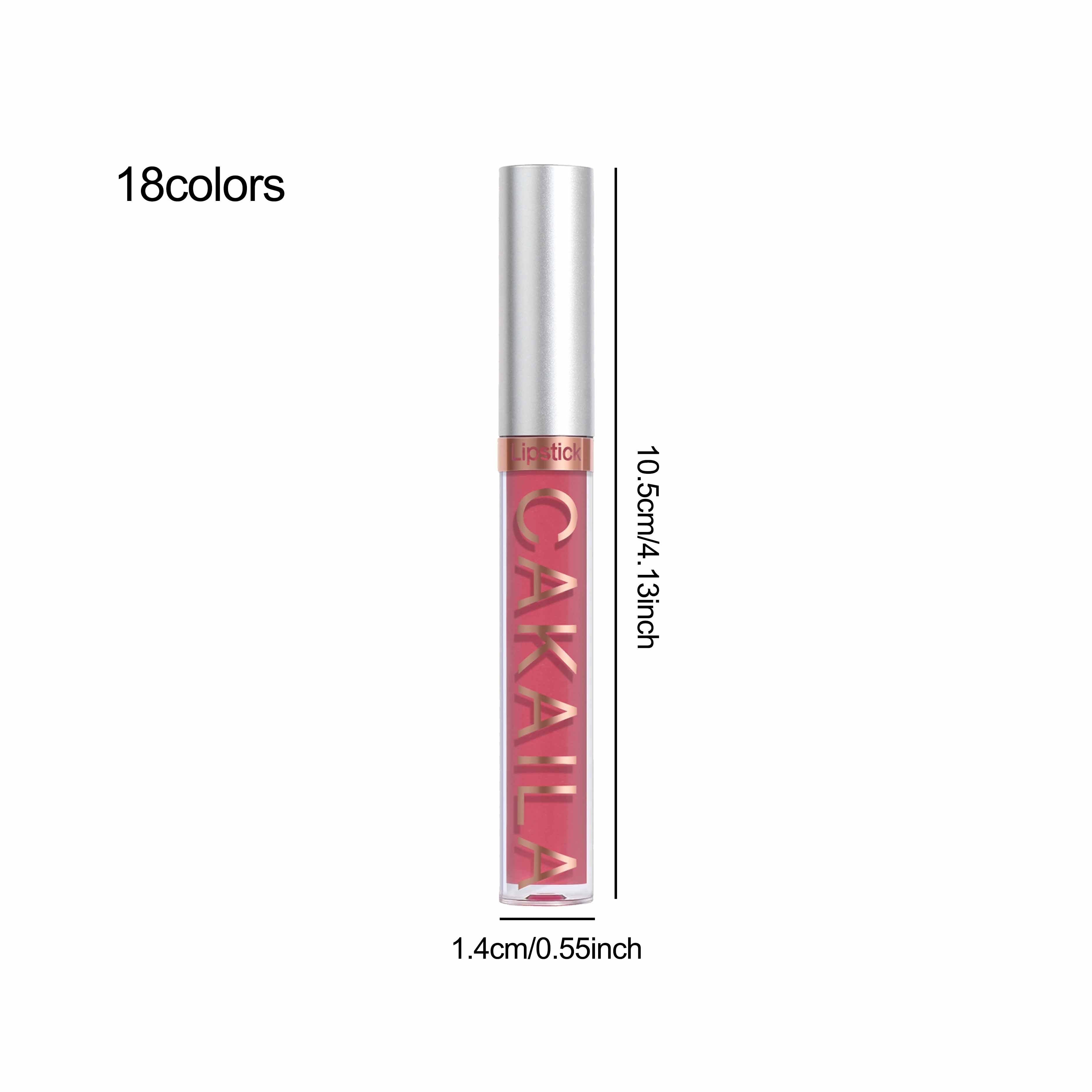 18pcs Long Wear Matte Liquid Lipstick with Smooth And Creamy Texture, Smudge Proof Finish, Moisturizing And Comfortable Wear for All Day Use, Perfect Valentine's Day Gift, Ideal Gift for Women