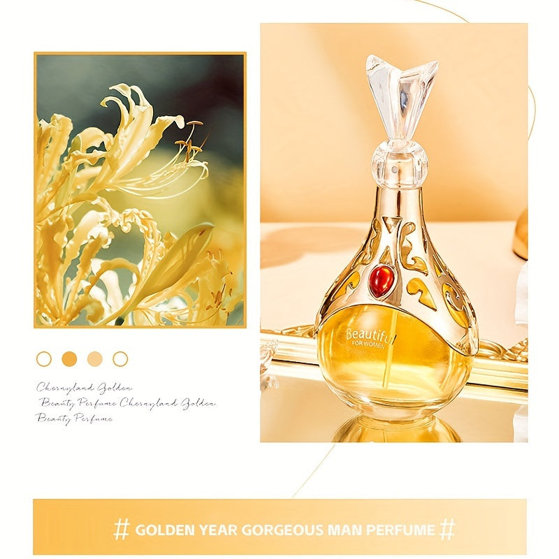 Floral Eau De Parfum for Women - Long-Lasting, Refreshing, And Talc-Free Perfume with 10-20% Flavor Concentration - Perfect Gift for Her, Ideal for Dating And Daily Life, Mother's Day Gift'