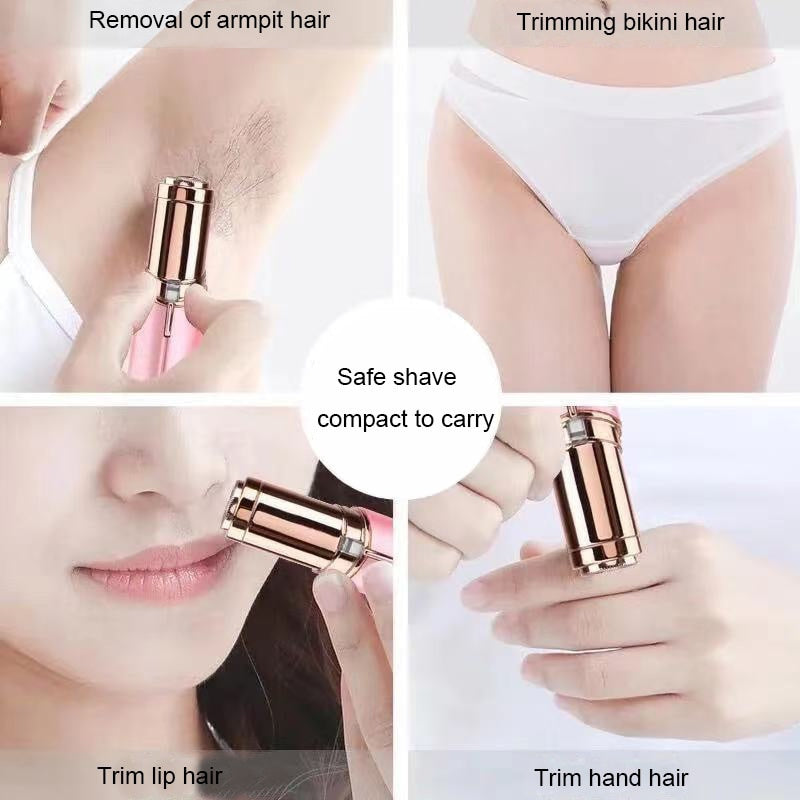 Electric Shaver Perfect Hair Removal Female Facial Epilator Painless Safe Female Body Facial Tool 232659269