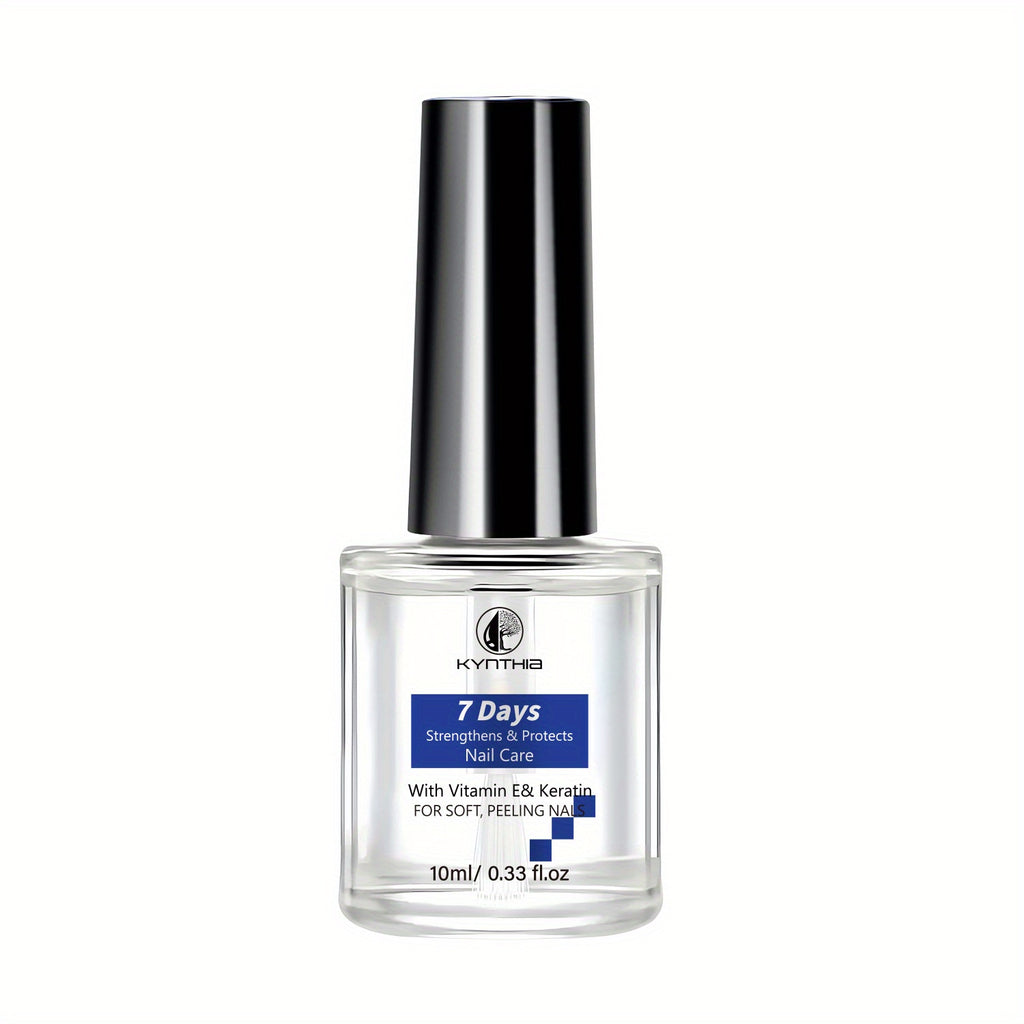 0.34oz/0. 33fl. Oz Nail Strengthener Oil, 7 Days Protection with Vitamin E & Keratin for Soft, Peeling Nails, Nail Care Serum to Stop Nails from Chipping and Peeling