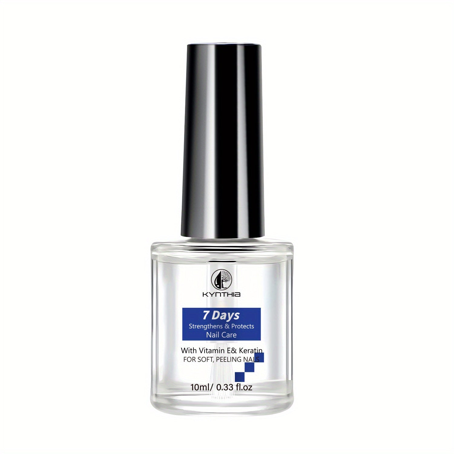 0.34oz/0. 33fl. Oz Nail Strengthener Oil, 7 Days Protection with Vitamin E & Keratin for Soft, Peeling Nails, Nail Care Serum to Stop Nails from Chipping and Peeling