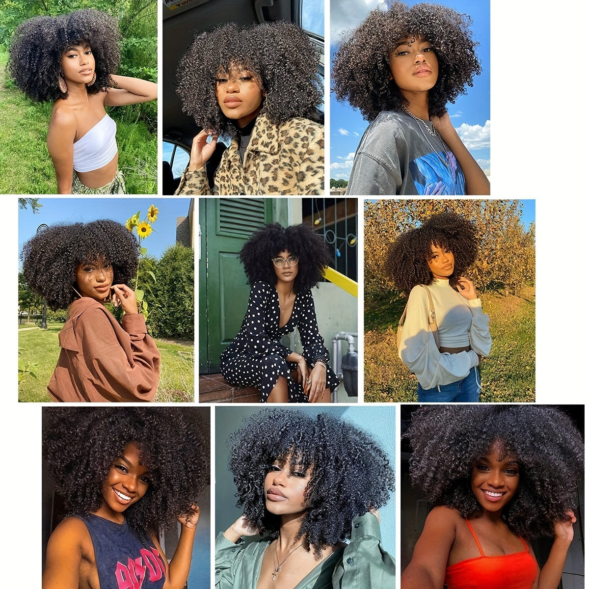1 Bundle (for One) Mongolian Afro Kinky Curly Human Hair Extensions Suitable for - 4B & 4C Hair Bundles, Natural Color Afro Curly Weave, Unprocessed Hair for Dreadlocks, Braids, Twists