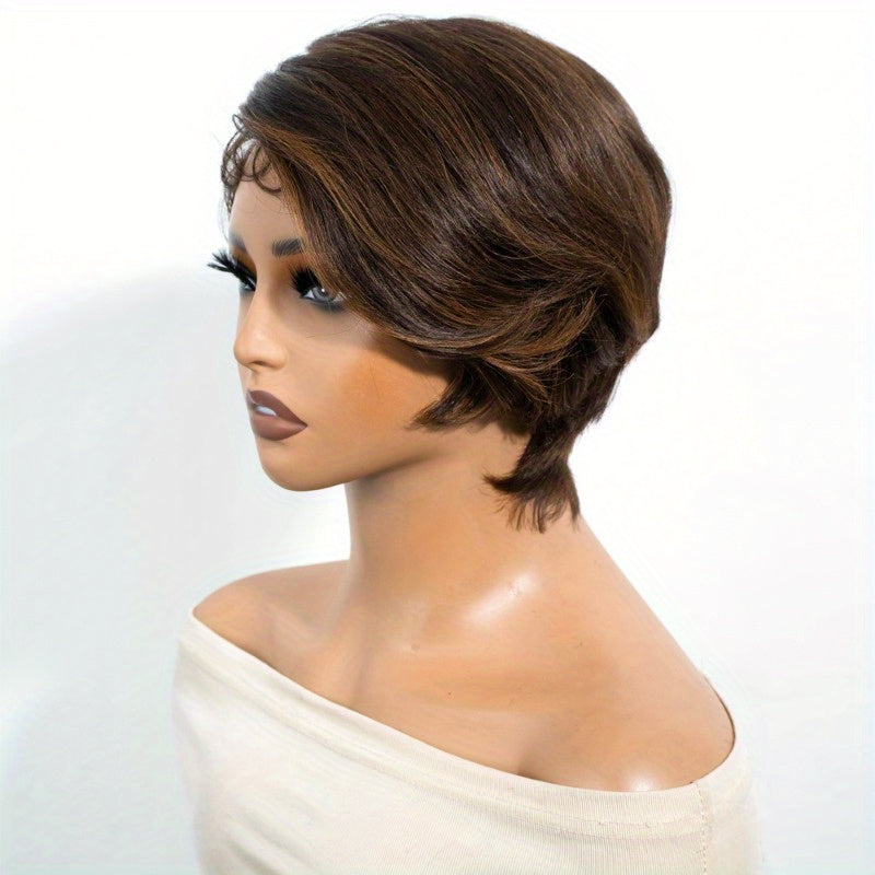 Short Bob Wig Human Hair 4X1 Lace Fontal Glueless Wigs Pre Cut Lace Body Wave Bob Lace Front Wigs for Woman Rebecca