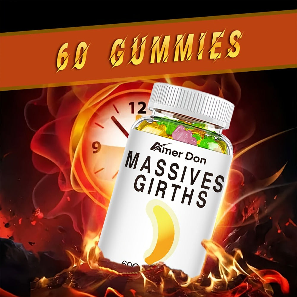 [Ashwagandha Gummies] Men's Gummies, Ashwagandha, Premium Active Formula, for Men's And Women's Active Lifestyle - 120/240/360 Gummy Bears