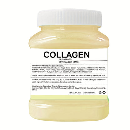 Collagen & Turmeric Mask Powder for Face — DIY Hydrating Brightening Peel-Off Mask with Hyaluronic Acid & Beta-Glucan, Salon-Quality At-Home Facial Treatment