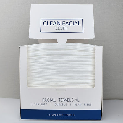 Disposable Facial Cleansing Tissues – Extra Large Thickened Soft Cotton Wipes for All Skin Types, Gentle Face Wash & Makeup Removal, 26×30cm, 40/120/240 Pcs