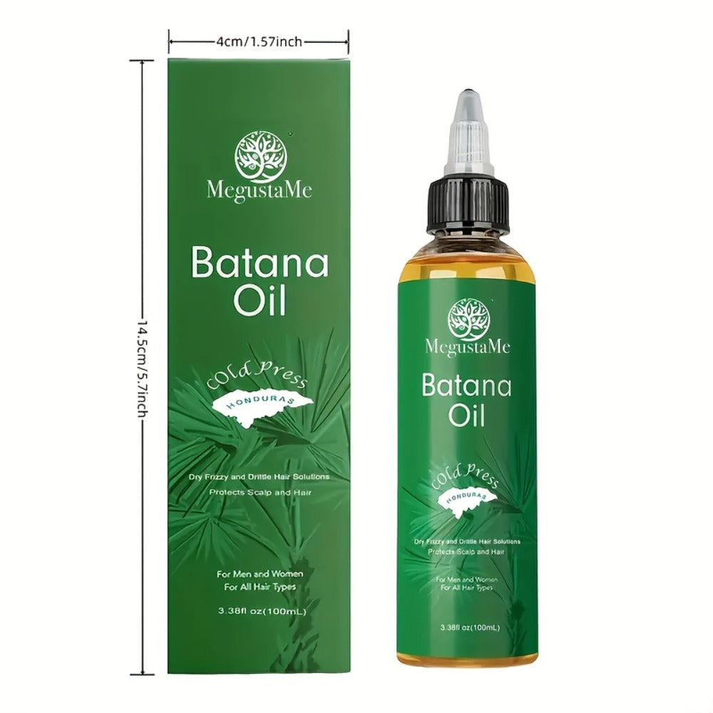 Batana Oil Cold Pressed Pure Hair & Scalp Treatment Moisturizing Conditioner with Jojoba Oil for Dry Damaged Hair Men & Women 3.38oz Available in 1 2 3 Pack