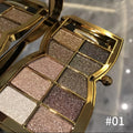 10-color Luxury Shimmer Eyeshadow Palette With Brush And Mirror, Matte And Pearlescent Eyeshadow Palette, Long-lasting And Easy-to-apply Eyeshadow, Create Gorgeous Looks For Music Festivals, Easter, And Queuing
