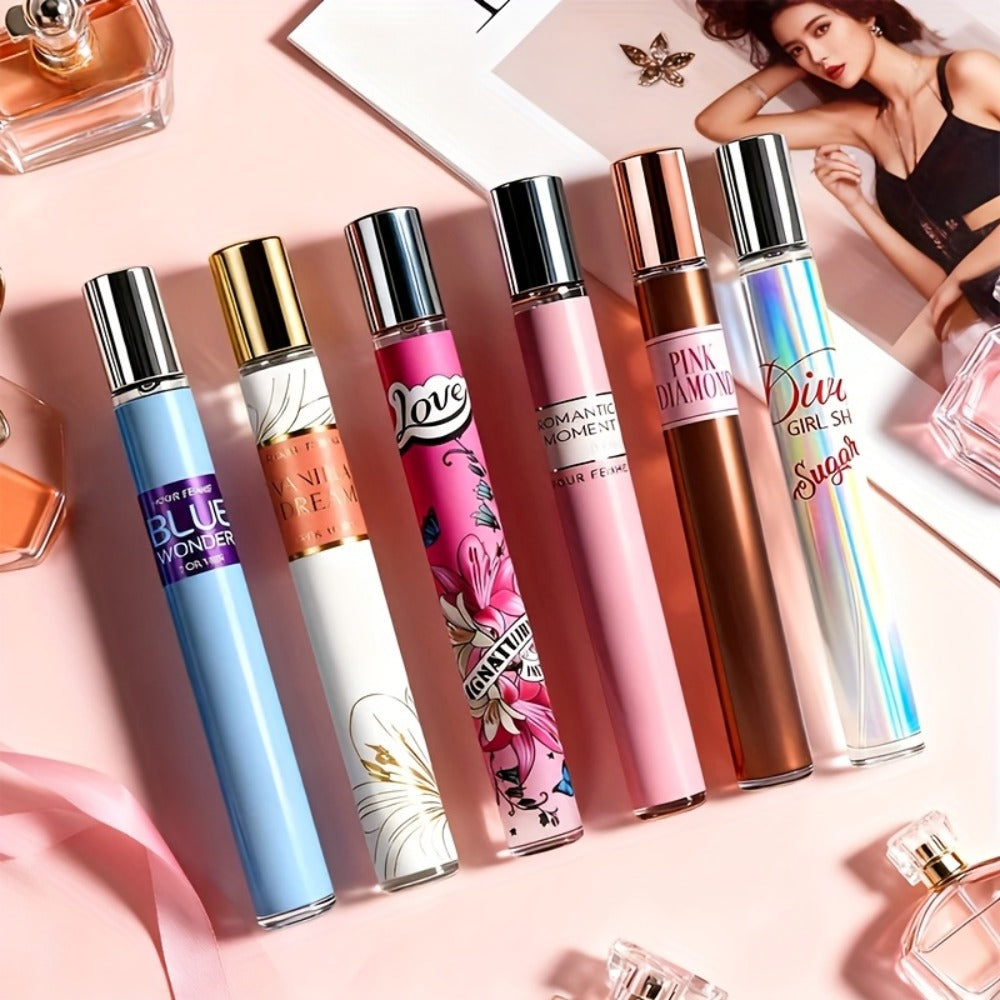 Perfume Gift Set for Women 6 Piece Travel Mini EDP Spray — 6 Floral Eau de Parfum Scents 1.18 fl oz Each | Long Lasting TSA-Friendly Fragrance Sampler