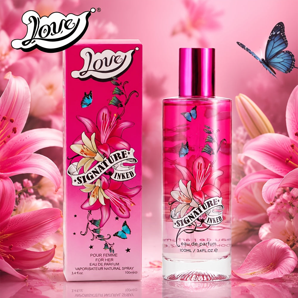 3.4fl.oz Women's Eau De Parfum Spray - Long-Lasting Fragance Spray, with Mango, Grapefruit and Wild Strawberry, Perfect for Dating, Daily Life, Parties and Gift Giving - 1/2pcs