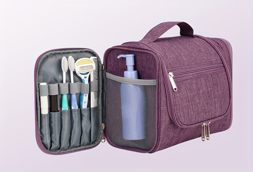 Hanging Toiletry Bag Shower Bag With Hook Multifunctional Pocket Travel Cosmetic Makeup Organizer With Handle Bathroom Bag For Women And Men Toiletries Bag For Travel