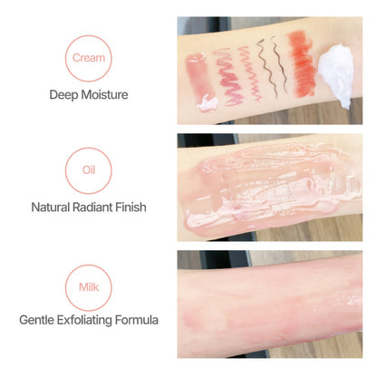 Cleansing Balm Makeup Remover — Gentle Hydrating Fast-Melt Formula, No Residue, Cold-Brewed Peach & Coconut Variants, Spa-Like Skin Cleansing for Sensitive & Neutral Skin, Pastel Blue & Pink