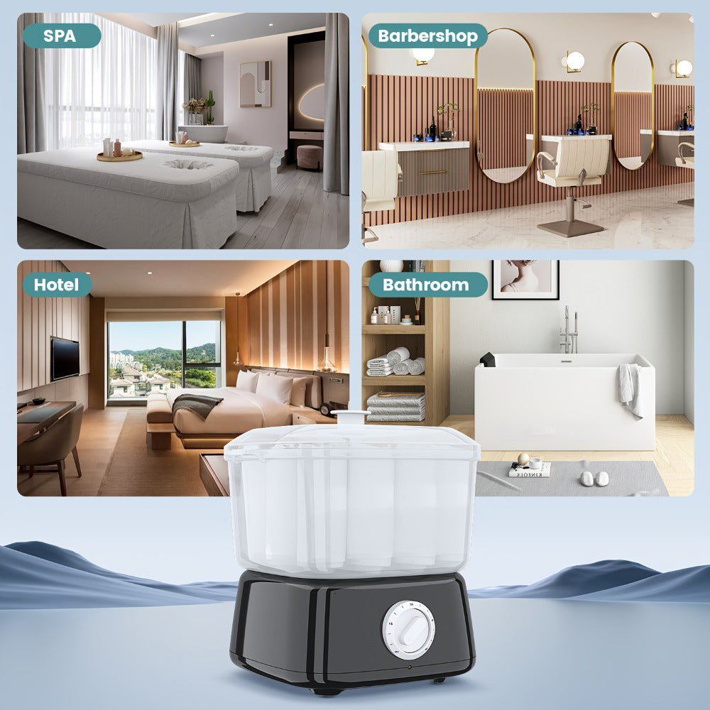 Mini Hot Towel Warmer For Spa, Towel Warmer Esthetician 5-Minute Small Towel Warmer, Mini Towel Warmer Towel Steamer For Facials, Bathroom, Barber, At Home Salon